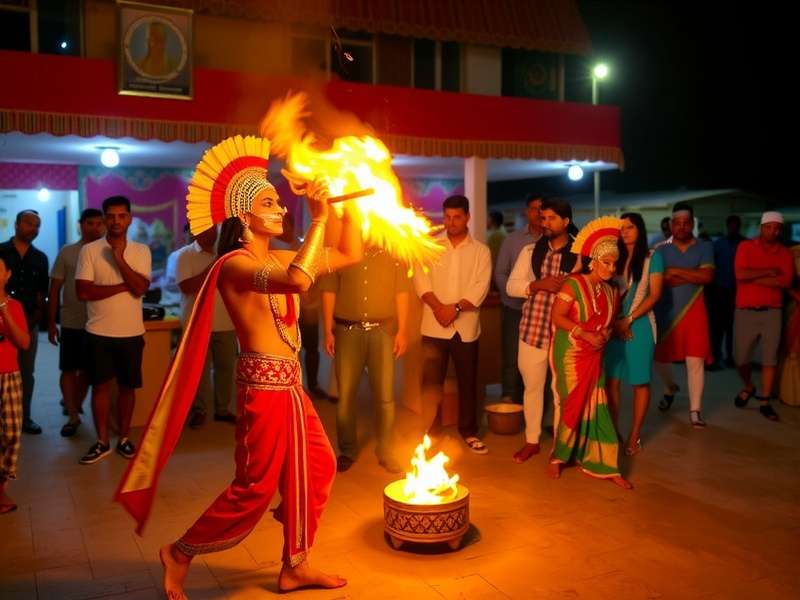 Garlic Guardians Clash Indian Festival Celebration